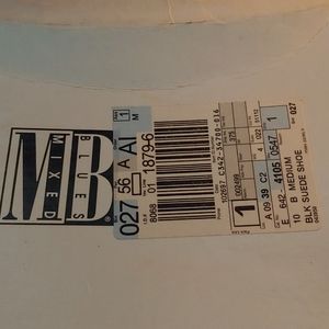 Vintage black suede heels